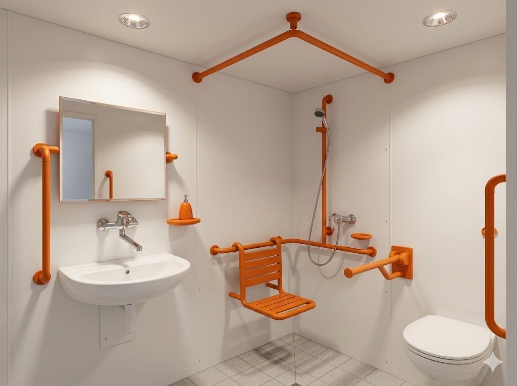 Barrierefreier Badumbau Hamburg – Referenzbild NDS